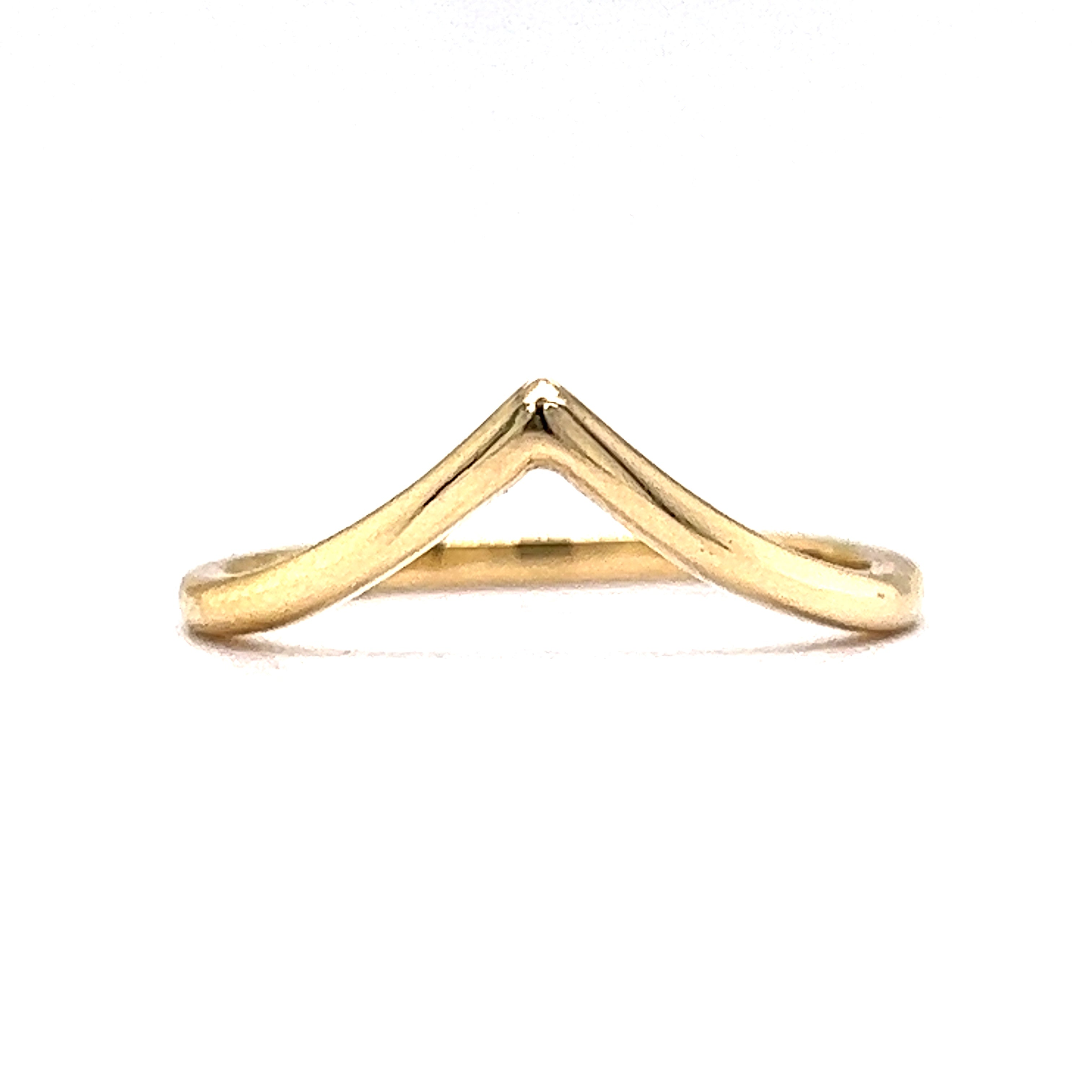 Diamond Dainty Pear Chevron Statement Rings In 14kt Solid Gold / V Ring  Bridal | eBay